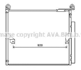AVA QUALITY COOLING to5657d -  Конденсатор, кондиционер